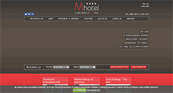 Desktop Screenshot of m-hotel.si