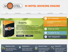Tablet Screenshot of m-hotel.es